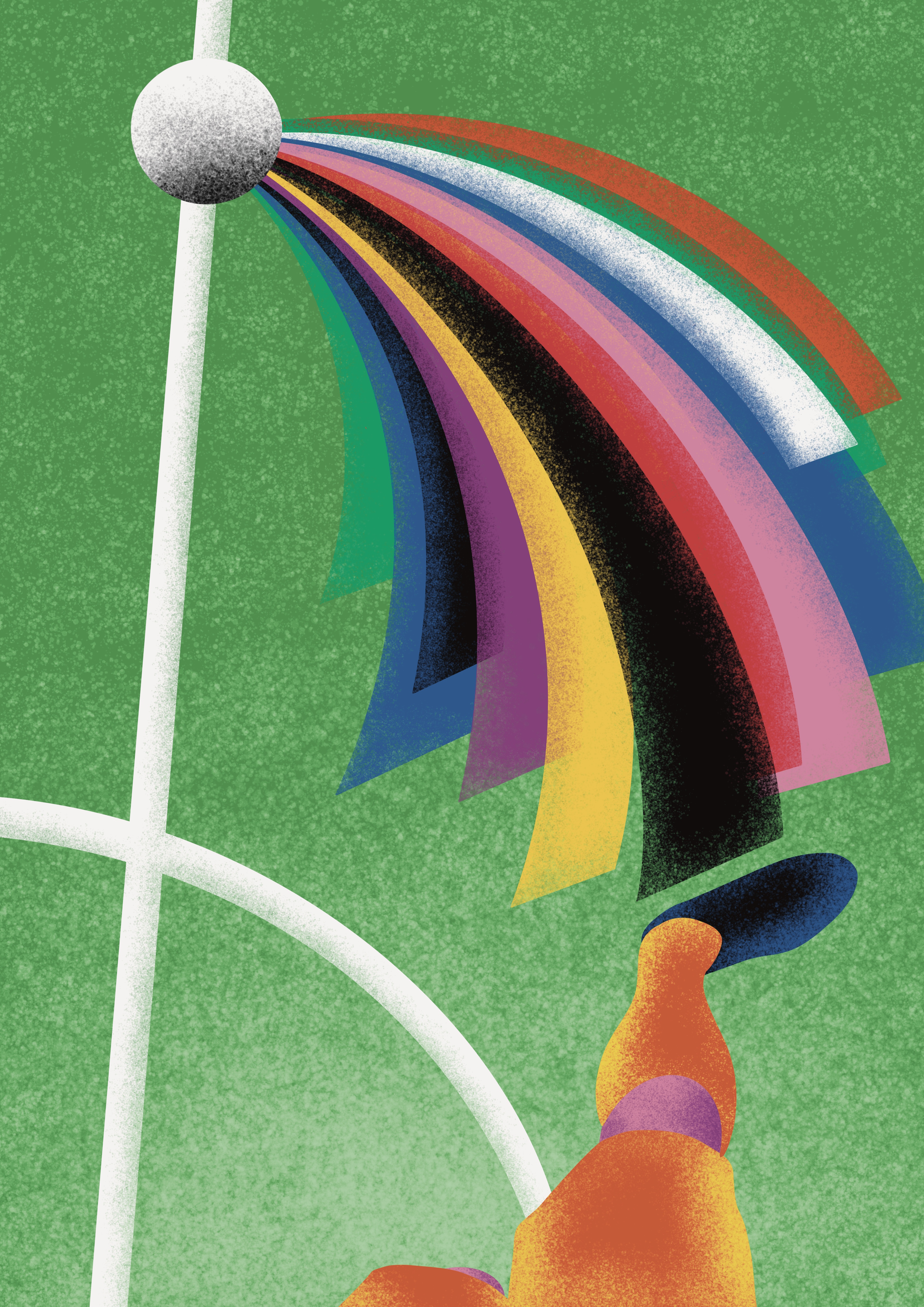 Gestu — digital painting de Nicolas Milon-Domecyn, 42x29 cm, 2024