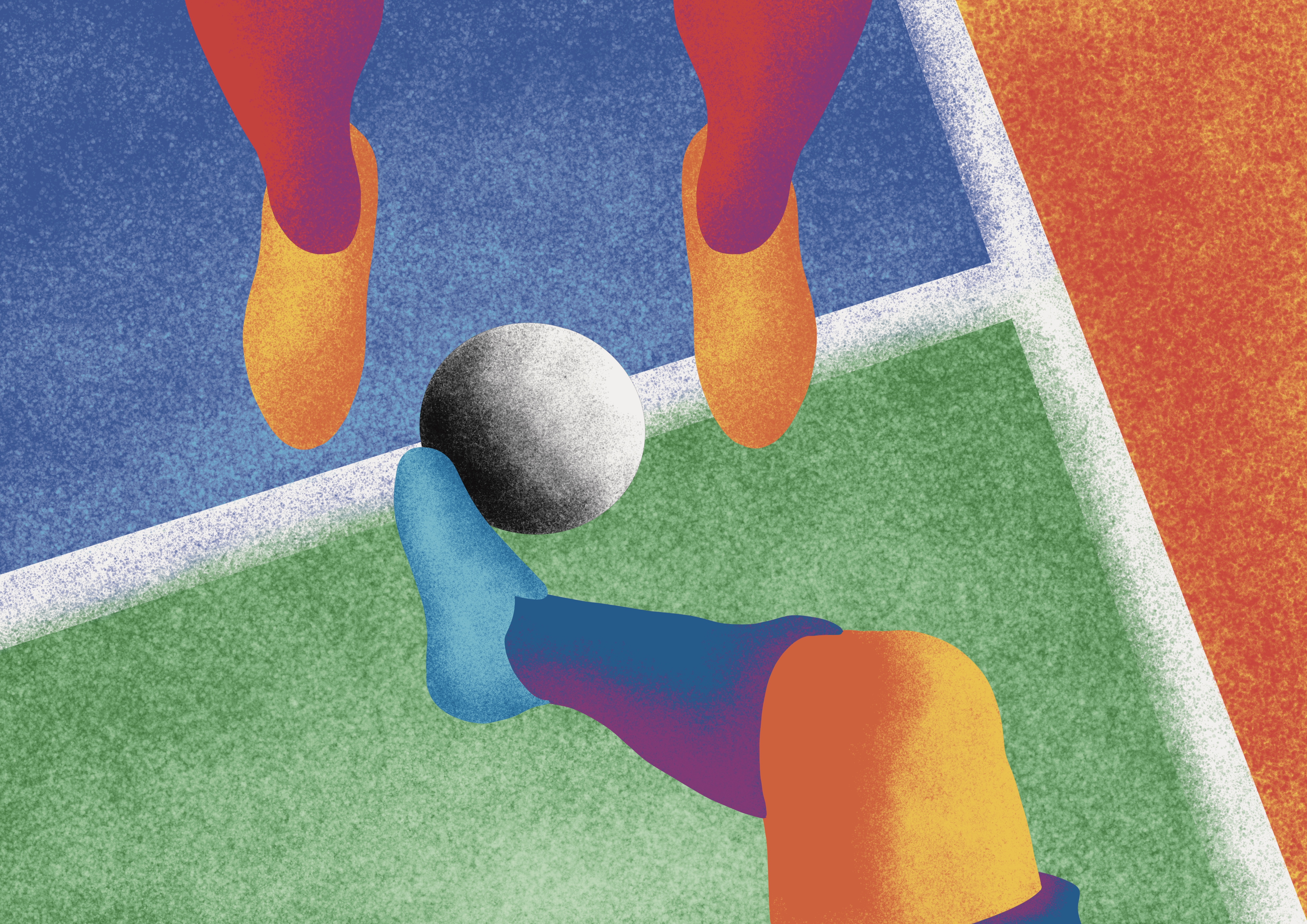 Massacreur — digital painting de Nicolas Milon-Domecyn, 29x42 cm, 2024