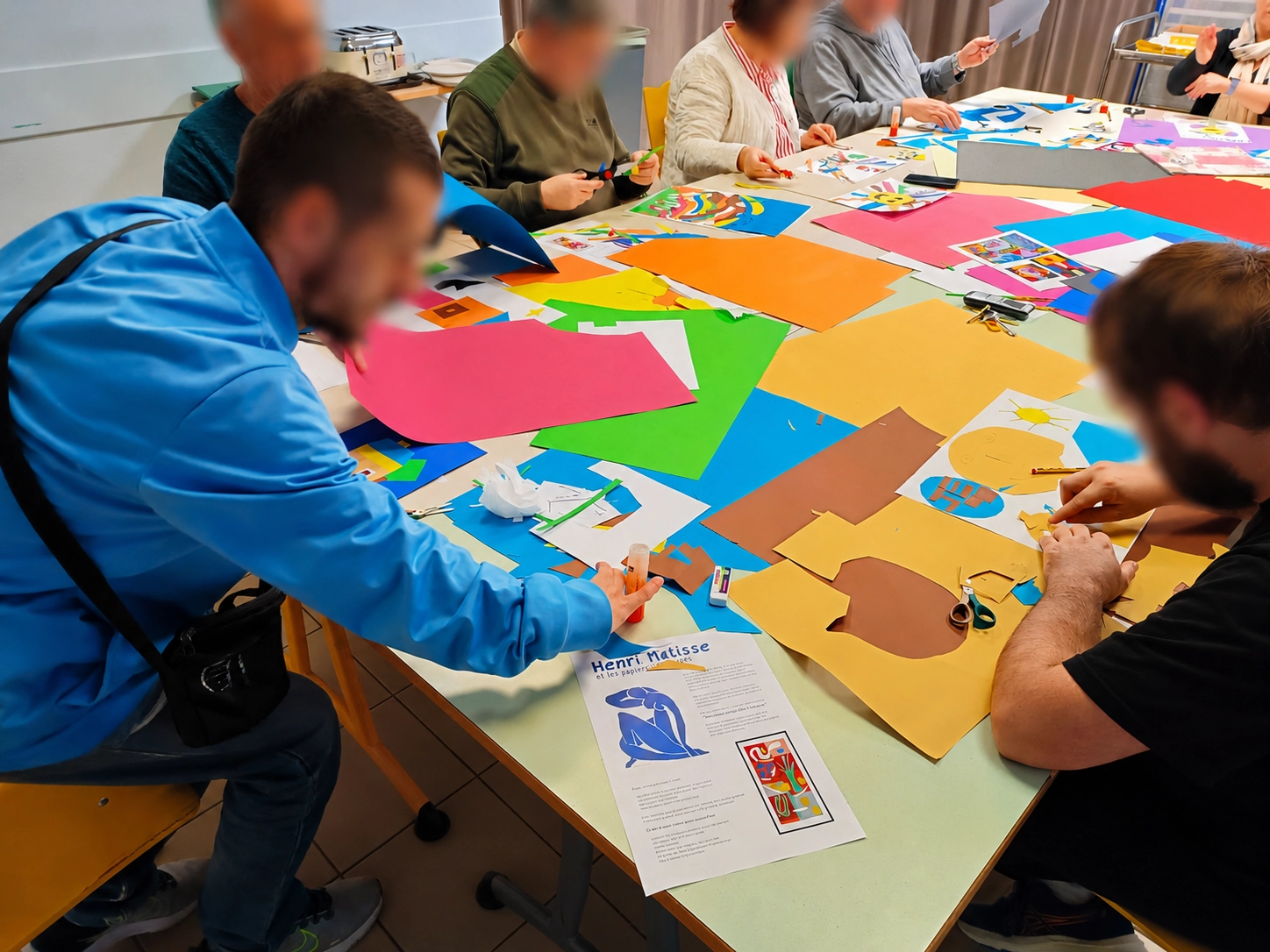 Participants pendant un atelier